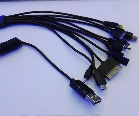 スマートな動力を与えられた装置のための1つのUsbの電話充電器ケーブルに付き20 Cmのポータブル10
