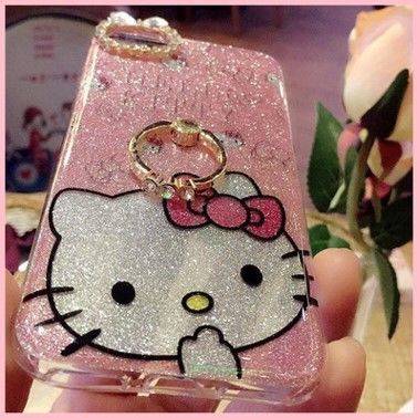 iPhone 7のための粉のダイヤモンドの電話カバー場合の貝IMDのかわいい漫画のAppleの抜け目がない保護装置