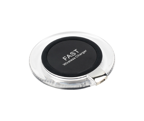 金属/ABS/PCの無線充電器のパッド/無線携帯電話の充電器UFO様式